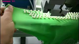 Single head pearl attaching machine