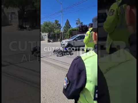 Dos personas fueron trasladadas al hospital tras un fuerte choque en Plaza Huincul.