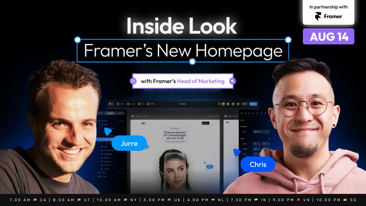 Framer’s New Homepage [Inside Look with Framer] - YouTube