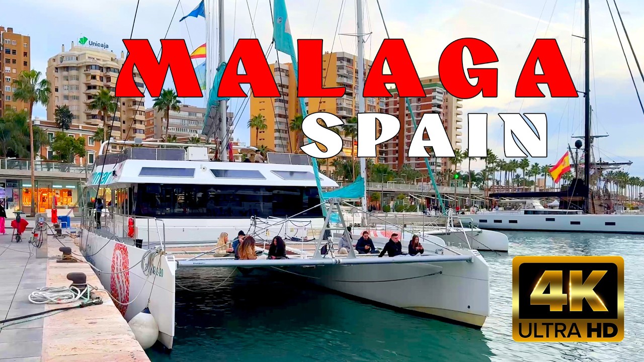 MALAGA 2026  Relaxing Walk in Malaga Spain 4K 🇪🇸 Walking Tour
