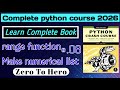 # 08 | What Is range() in Python? | Learn Python Step-by-Step With Book | Start Here! in 2026