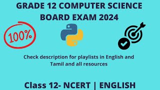 CBSE | Class 12 | Computer Science | Self Study Course | 2024 | English screenshot 4