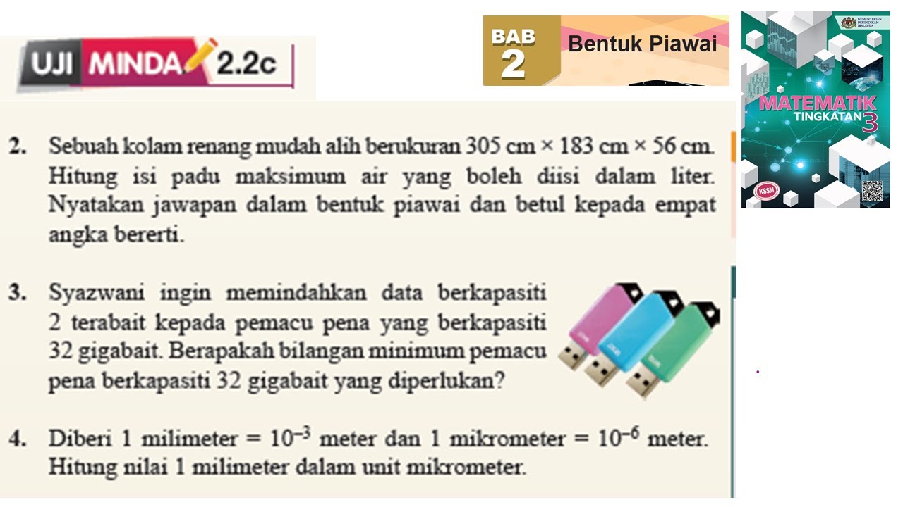 Bentuk Piawai Tingkatan 4  Matematik Tingkatan 3 Bentuk Piawai Kuiz