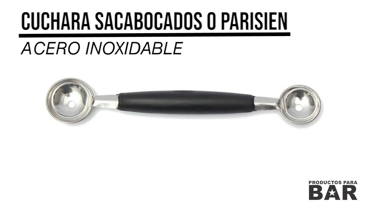 Cuchara Parisina Para Hacer Bolitas De Fruta O Queso - Diámetro 1.8 Cm - Acero Inoxidable - Marca Triangle