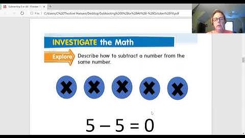 Subtracting 0 or All for Oct 16