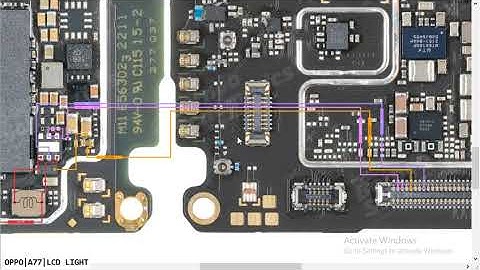 OPPO A77 LCD Light No Grapice Problem Hardware Solution