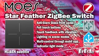 77 MOES Star Feather Zigbee Switch integration with ZHA and Z2MQTT in Home Assistant screenshot 2