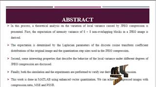 Image Processing-Approximate DCT Image Compression using inexact Computing-MyProjectBazaar