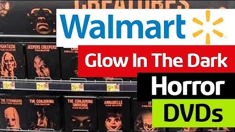 Glow In The Dark Horror Movie DVDs “Monsters of the Night” @ Walmart - September 2025