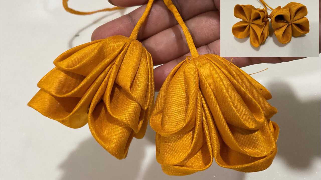 Beautiful and Easy Fabric Latkan Design/ How To Make Trending Latkan Designs At Home/ लटकन कैसे बनाए