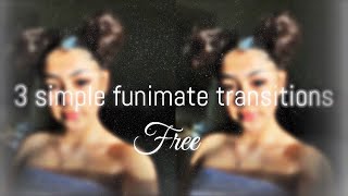 3 SIMPLE FUNIMATE TRANSITIONS USING KEYFRAMES [FREE]💘