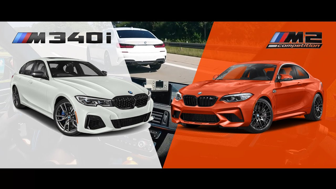 Autobahn Battle! 404HP BMW M2 vs 382HP BMW M340i at Top Speed ...