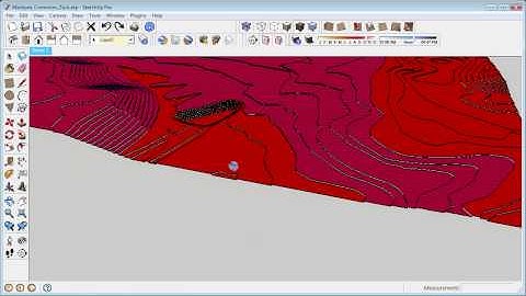 Landscape and SketchUp working with Contours Part 2