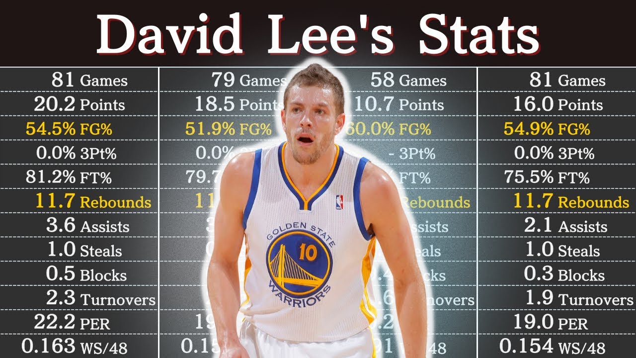 David Lee's Career Stats | NBA Players' Data - YouTube