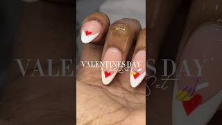 Let’s get my Valentine’s Day nail set 🎀🩷 #blackgirlluxuryvlog