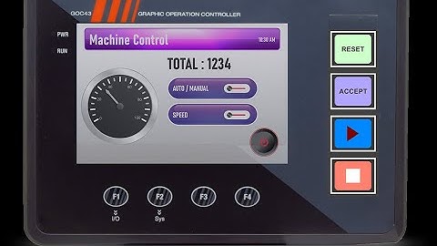 GOC43 - An integrated PLC and HMI.