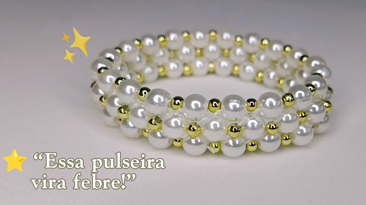 ⭐ “A Pulseira de Pérolas Mais Fácil e Chique Que Você Vai Ver Hoje!”