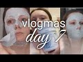 Using Cool Ice Modeling Mask For The First Time Vlogmas Day 7 