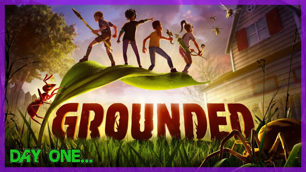 Grounded - Trying to survive day one! EARLY ACCESS GAMEPLAY