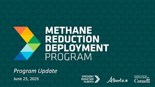 Program Updates: Methane Reduction Deployment Program Webinar