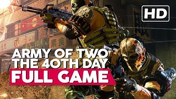 Army Of Two: The 40th Day | Full Gameplay Walkthrough (Xbox 360 HD) No Commentary