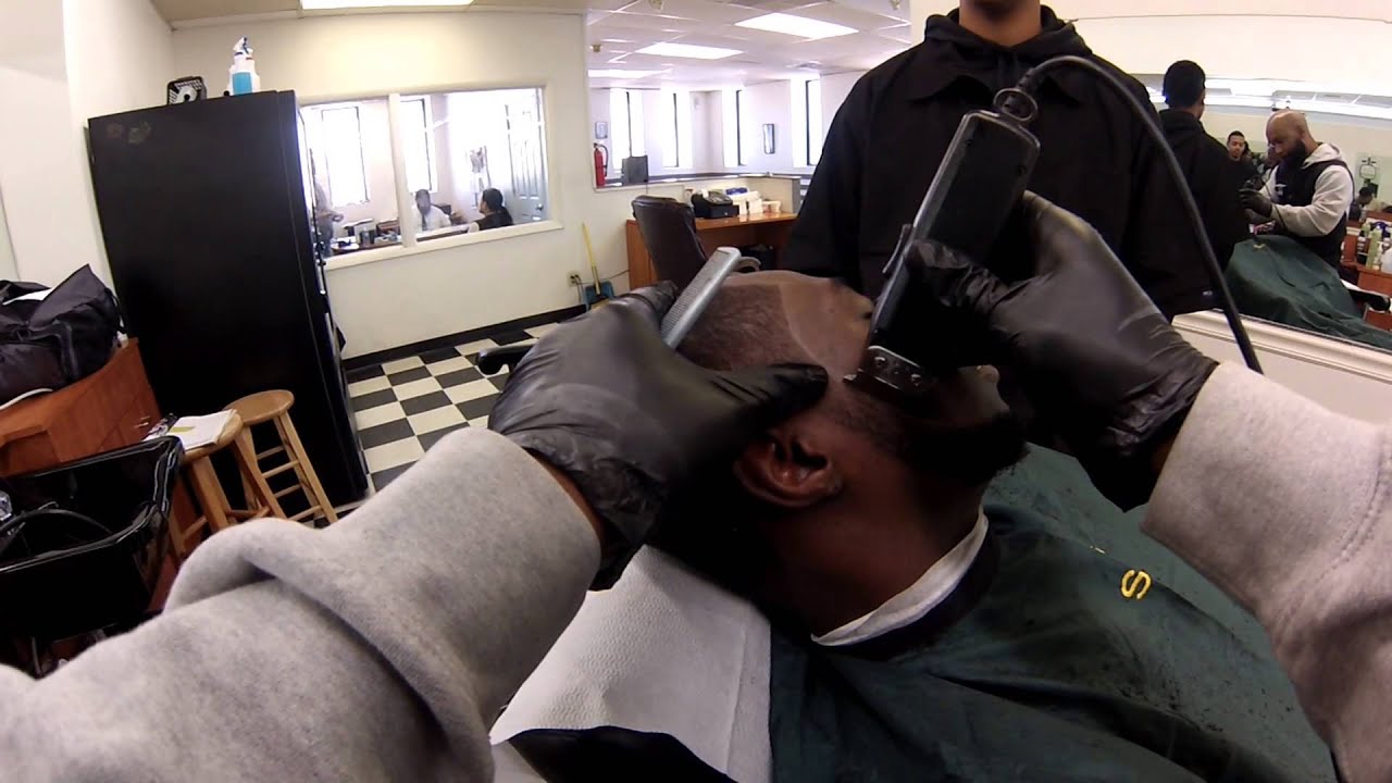 Taper Razor Taper Fade with Razor Line up - YouTube