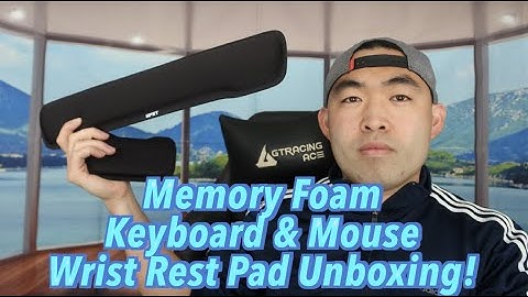Npet Memory Foam Keyboard & Mouse Wrist Rest Pad Unboxing!