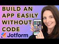 How To Build A Business App Without Any Coding – Easy No Code Drag & Drop App Builder - Jotform Apps