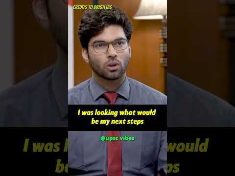 why engineer into civil service - shreyans kumat (AIR 4 -2018) #upsc #shorts