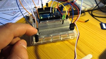 Potentiometer controlling Servo and LED