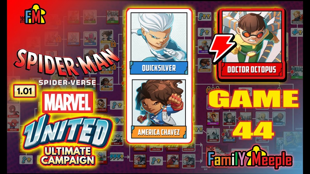 CMON-Marvel-United-S1-Ultimate-Campaign- Ep44-America Chaves & Quicksilver vs Doctor Strange (Chal)