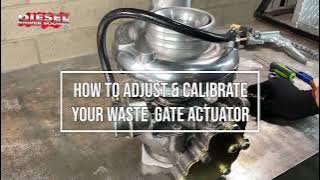 How to Calibrate and Adjust the Wastegate Actuator on your Turbo