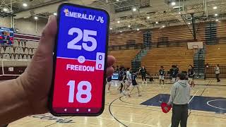 Freedom varsity beginning of set 4/ JV set 3