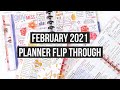 February 2021 Flip Through of all my Happy Planners! | Work, Journal and Catch-all | Big and Classic