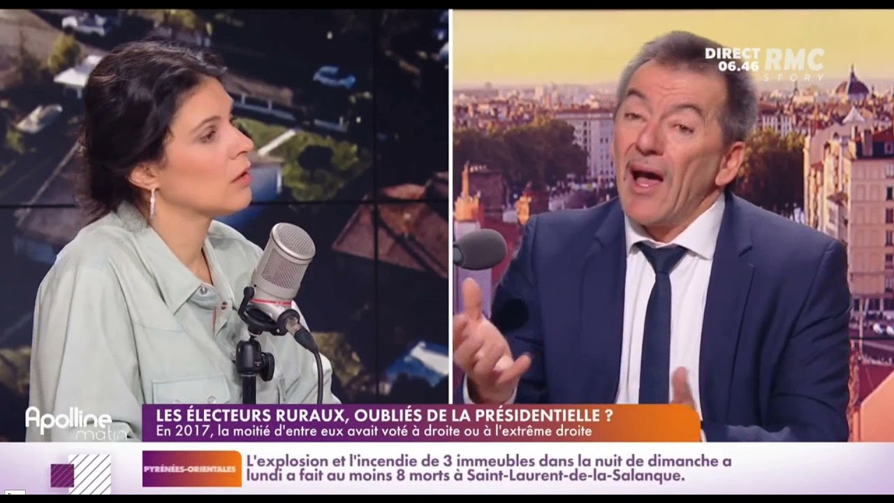 Eddie Puyjalon au micro d'Apolloline de Malherbe (RMC Apolline Matin