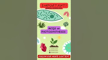 Top 5 MCQs on photosynthesis for competitive exams (part-2) #photosynthesis  #lifescience #mcq