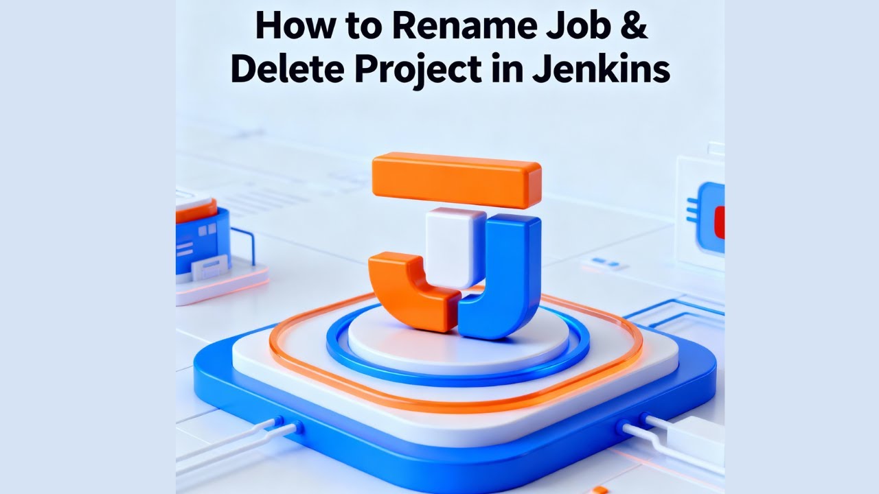 How to change display name _ project name _ Rename job _ delete project ...