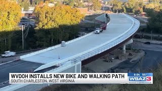 WVDOH installs new bike and walking path