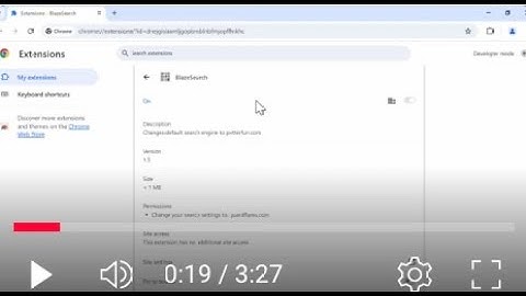 BlazeSearch hijacker removal [potterfun.com redirect].
