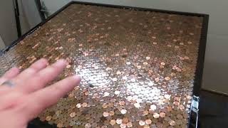 Making an Amazing Penny  Table (in under 2 hours) DIY
