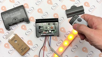 Programmazione radiocomando Cardin S449 su ricevente mini