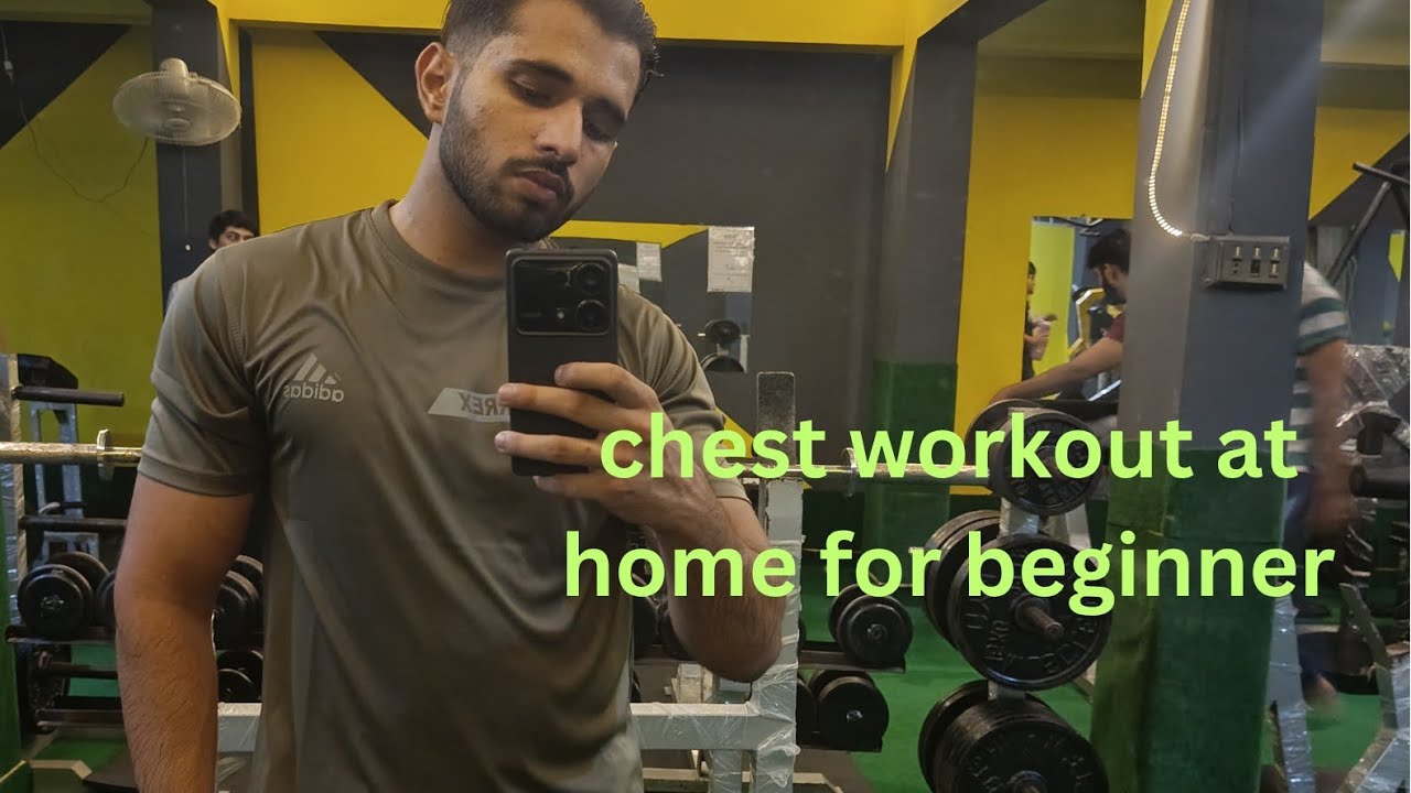 Complete chest workout at home no equipment needed - YouTube