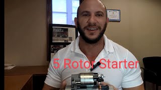 How are we going to crank a 5 rotor!? This crazy starter from WOSP