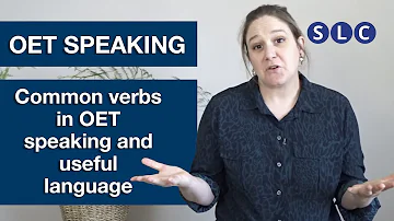 OET SPEAKING | common VERBS and useful PHRASES in the ROLE CARD