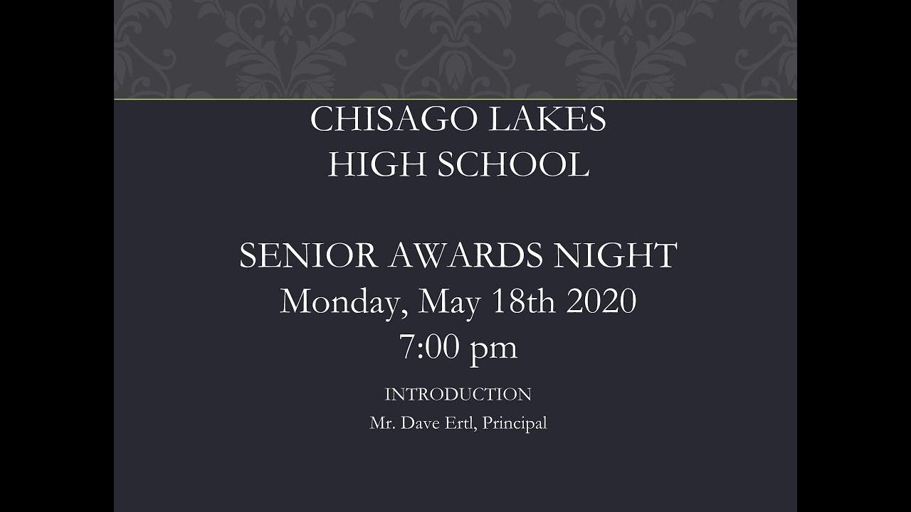 Senior Scholarship and Awards Night 2020 - YouTube