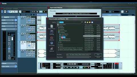 Cara Export Nuendo .flv