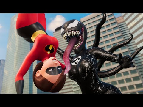 SHE VENOM Eats Elastigirl 🥄