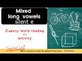 Mixed Long Vowels and Silent E Quiz