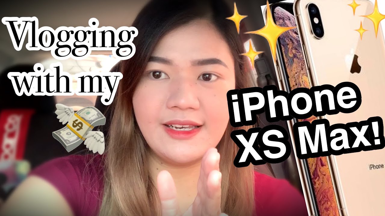 VLOGGING WITH MY iPHONE XS MAX! 😍📱💸 makeupbykarlamisa Vlogs - YouTube