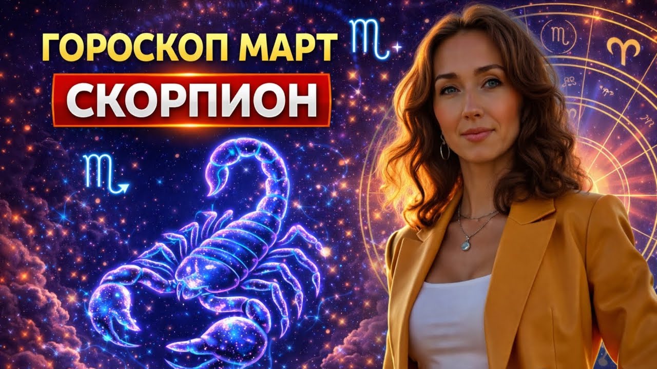 СКОРПИОН ♏️ ГОРОСКОП НА МАРТ ОТ ТАТЬЯНЫ ИВАНОВСКОЙ 